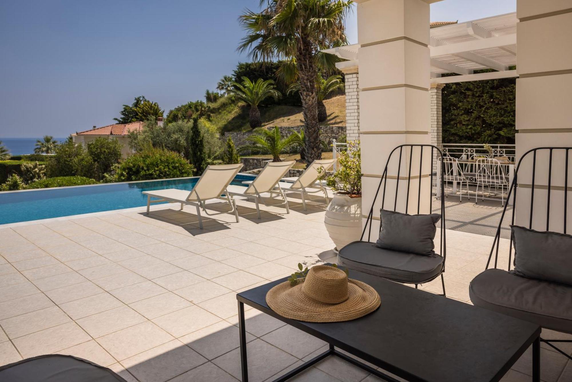 Sea View Villa Kefalonia Private Villas Karavádhos Esterno foto
