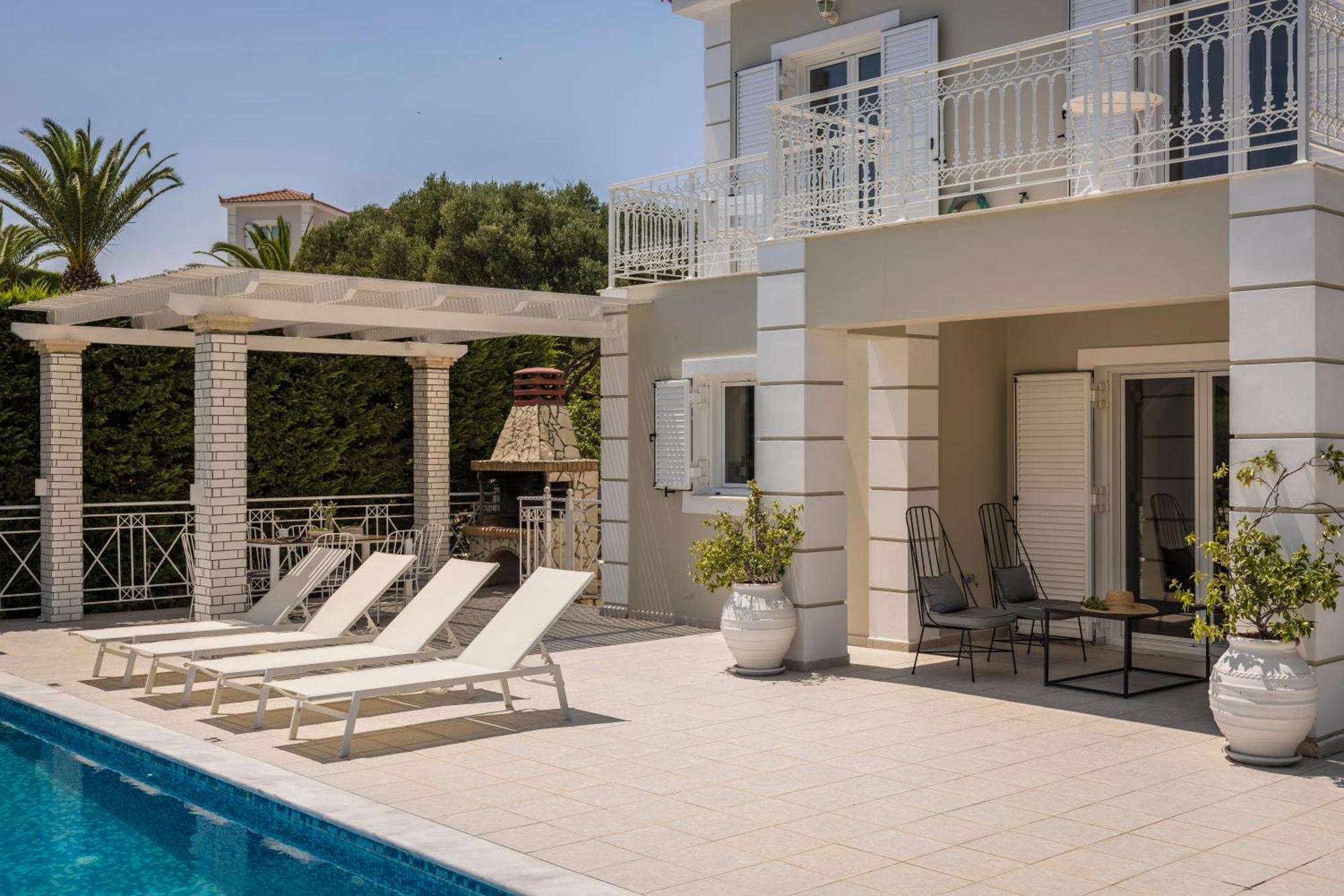 Sea View Villa Kefalonia Private Villas Karavádhos Esterno foto