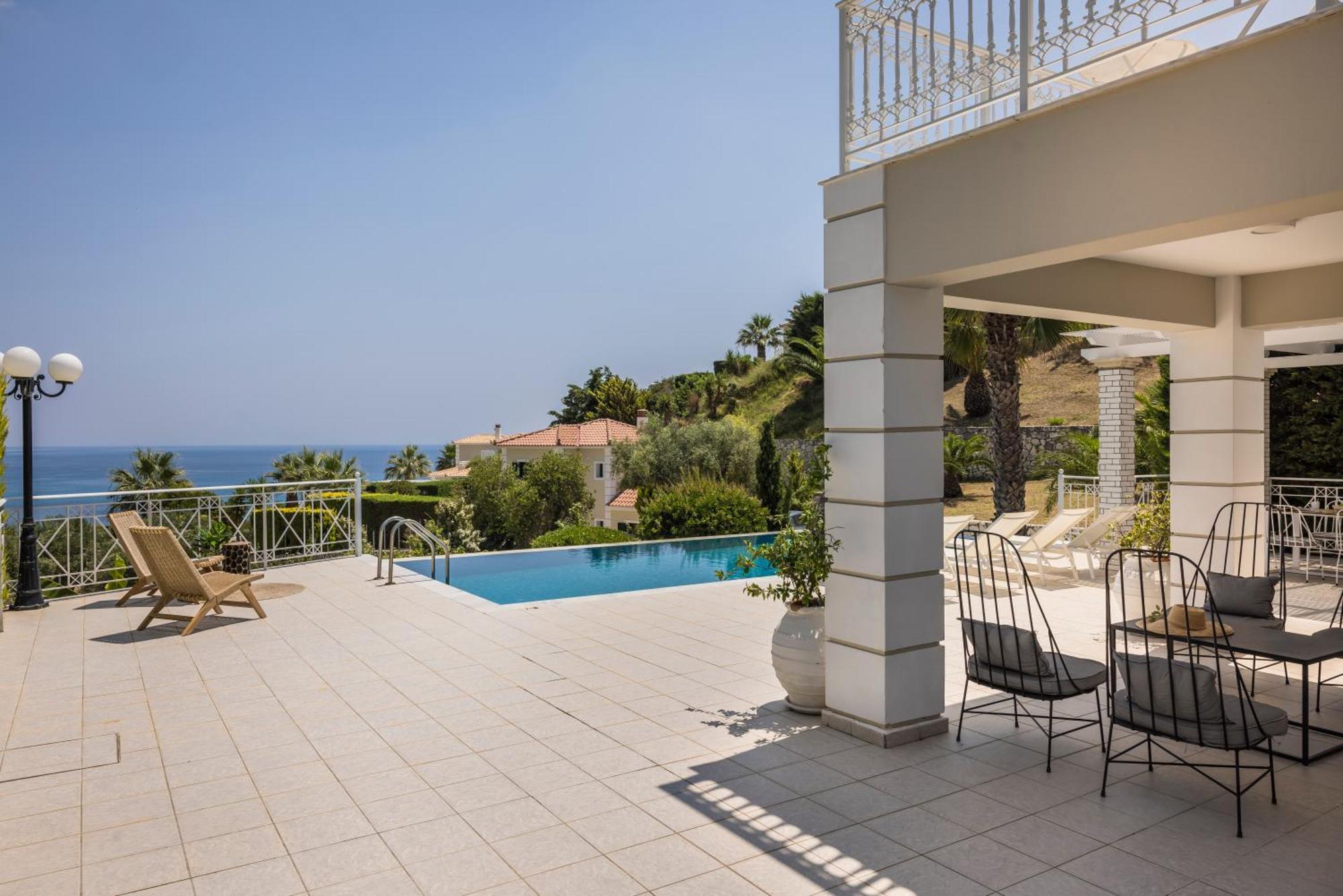 Sea View Villa Kefalonia Private Villas Karavádhos Esterno foto