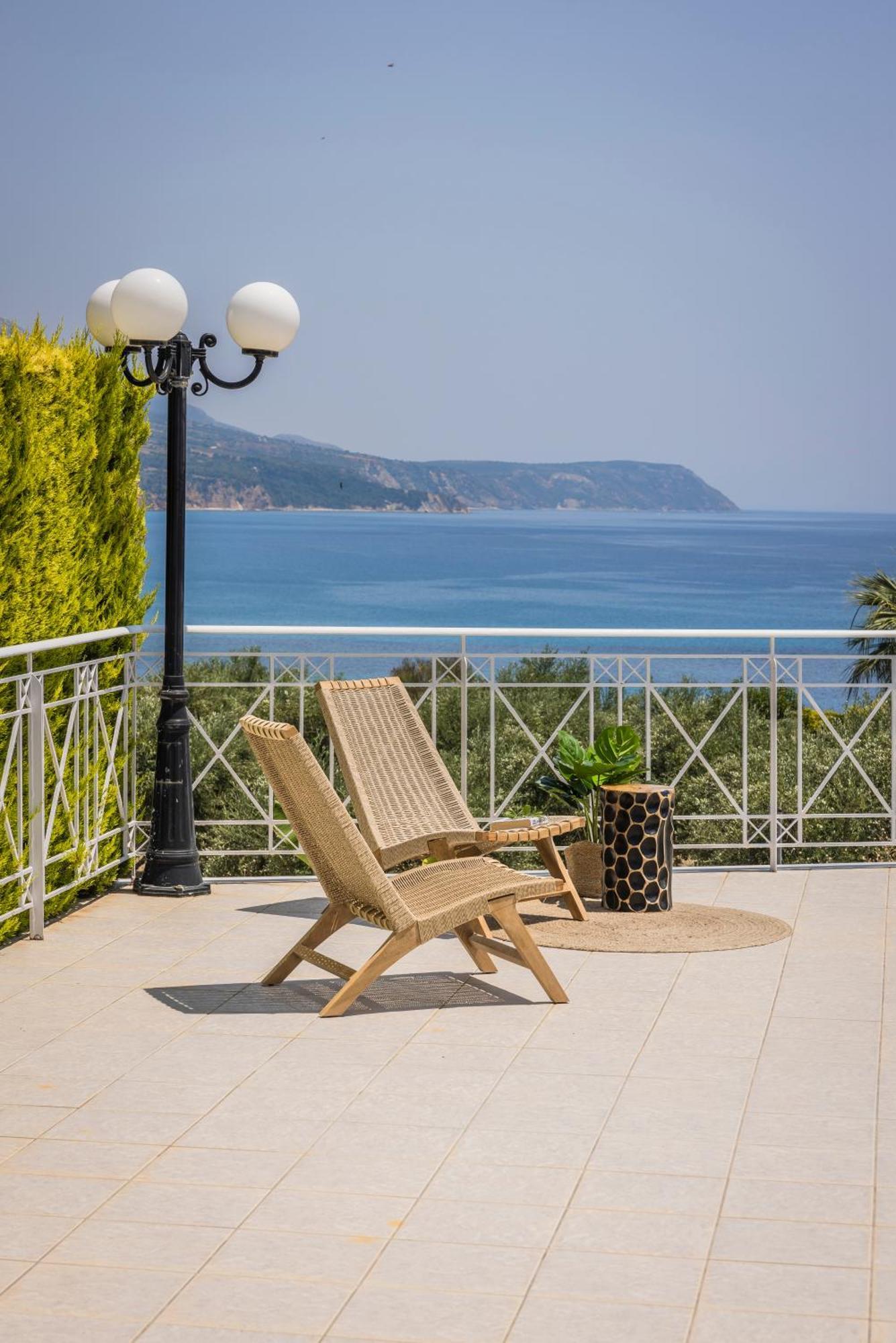 Sea View Villa Kefalonia Private Villas Karavádhos Esterno foto